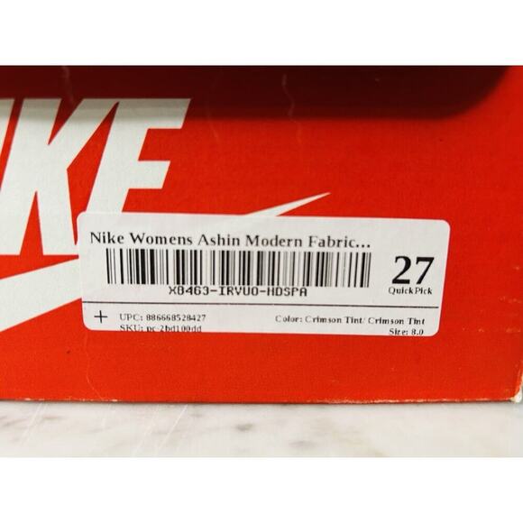 New Nike (8) Women’s Ashin Size 8 Running Shoes Sneakers Peach Crimson Tint NIB - Picture 3 of 16